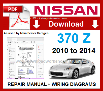 Nissan 370 Z Service Repair Workshop Manual Download